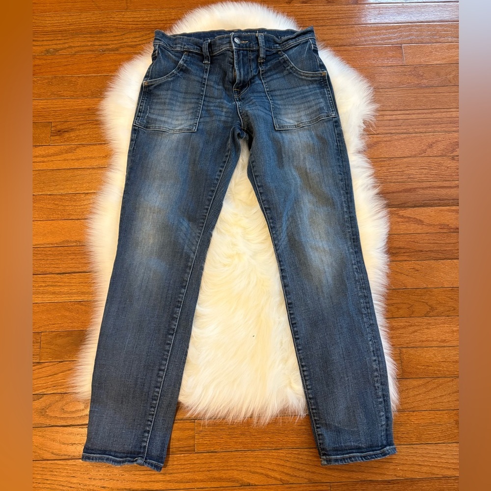 GAP 6/28R Skinny Medium / Dark Wash Denim With Pockets